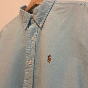Ralph Lauren Light Blue Button-Up Shirt
